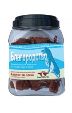 Лакомство GreenQZin БЛАГОРОДСТВО (Сушеное мясо оленя) 750гр,